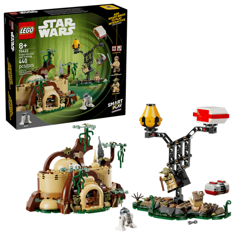 Bộ Mô Hình LEGO SMART PLAY Star Wars: Yoda's Hut and Jedi Training #75422