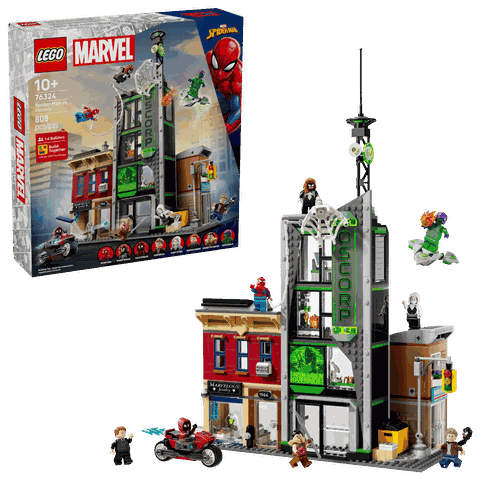 Bộ Mô Hình LEGO Marvel Trận Chiến Spider-Man và Tháp Oscorp #76324