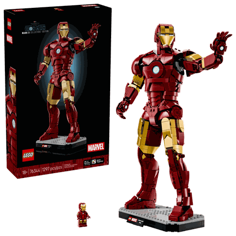 Bộ Mô Hình Iron Man: Người Sắt Giáp Mark 3 LEGO SUPERHEROES #76344