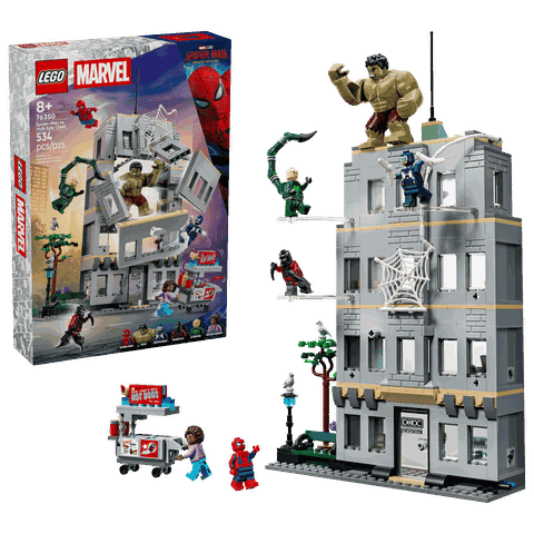 Bộ Mô Hình Trận Chiến Ở Tòa Nhà Cùng Spider-Man LEGO SUPERHEROES #76350