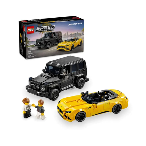 Bộ Mô Hình LEGO SPEED CHAMPIONS Mercedes Amg Gt Roadster 2024 & Amg G63 #76924