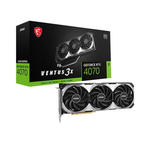 CARD MÀN HÌNH MSI RTX 4070 VENTUS 3X E 12G OC