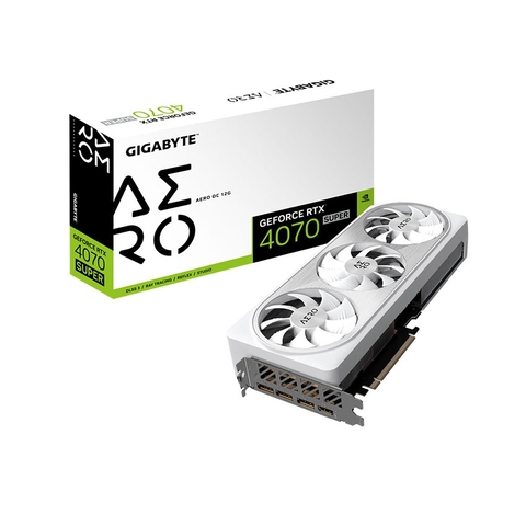 VGA Gigabyte GeForce RTX™ 4070 SUPER AERO OC 12G – 12GB GDDR6X
