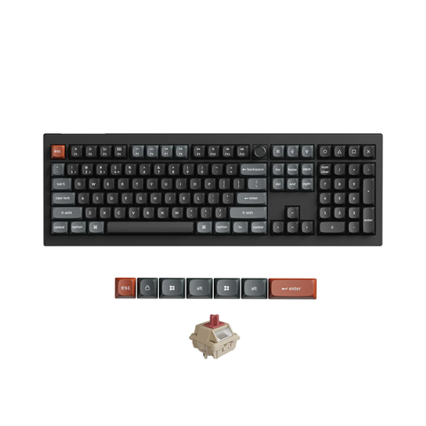 Bàn phím không dây Keychron V6 Ultra 8K ZMK RGB (Keychron Sw)