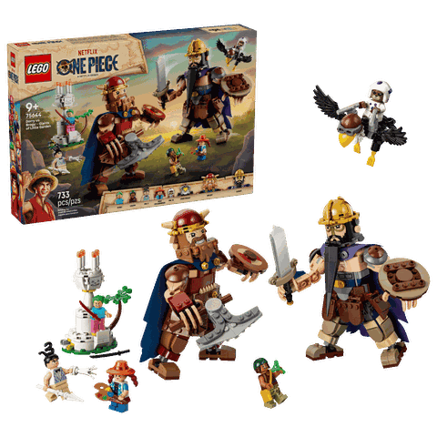 Bộ Mô hình Đại Chiến Người Khổng Lồ Ở Little Garden LEGO One Piece #75644