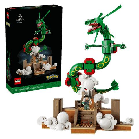 Bộ mô hình Pokemon huyền thoại Rayquaza  LEGO Pokémon #72168