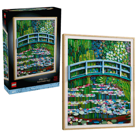 Bộ Mô Hình LEGO Art Tranh Claude Monet Ao Hoa Súng #31220