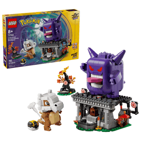 Bộ Mô Hình LEGO Smart Play Cubone Và Gengar Đại Chiến Ma Quái LEGO Pokemon #72166