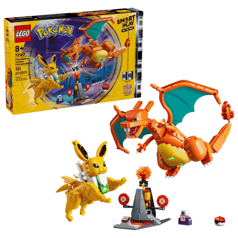Bộ Mô Hình Trận Chiến Giữa Charizard và Jolteon LEGO POKEMON #72167
