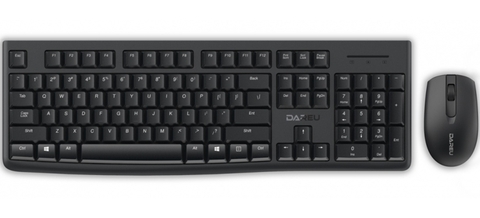 Bộ Bàn phím Chuột không dây Dareu LK186G đen (USB)
