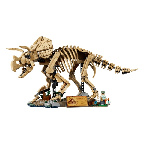 Bộ Mô Hình Hóa thạch khủng long ba sừng Triceratops  LEGO Jurassic World #77985