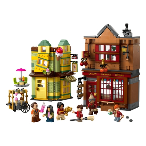 Bộ Mô Hình Lắp Ráp LEGO Cửa Hàng Quidditch & Tiệm Kem #76452