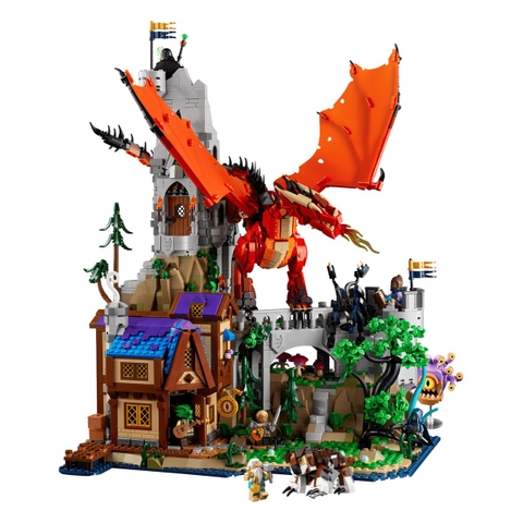 Bộ Mô Hình LEGO Ideas Dungeons & Dragons Red Dragon's Tale #21348
