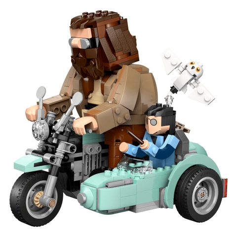 Bộ Mô Hình Lắp Ráp LEGO Mô Tô Bay Hagrid Chuyển Động #76443