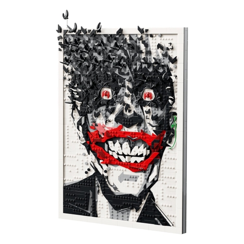 Bộ Mô Hình Lắp Ráp LEGO Tranh Treo Tường The Joker Comic Cover #67012