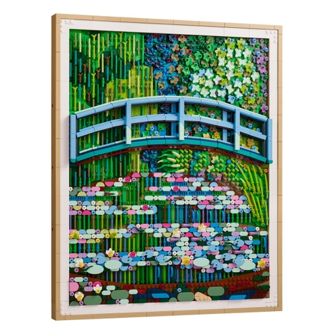 Bộ Mô Hình LEGO Art Tranh Claude Monet Ao Hoa Súng #31220