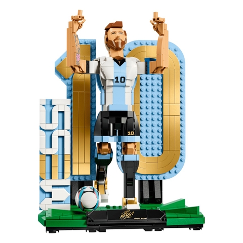Bộ Mô Hình LEGO Lionel Messi - Huyền thoại bóng đá Argentina #43015