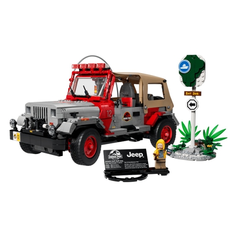 Bộ Mô Hình Xe Jeep Công Viên Kỷ LEGO Jura Jurassic Park #77984