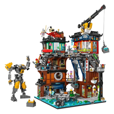 Bộ Mô Hình Xưởng Chế Tạo Thành Phố Ninjago® LEGO NINJAGO #71837