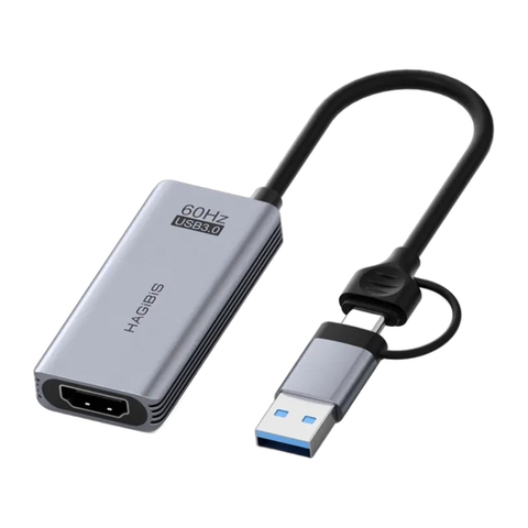 Capture Card Hagibis USB HDMI 1080P 2K 4K Type-C Và USB-A