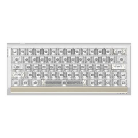 Bàn Phím Gaming HE ATK RS63 Air - Switch Ice Blade / Trắng