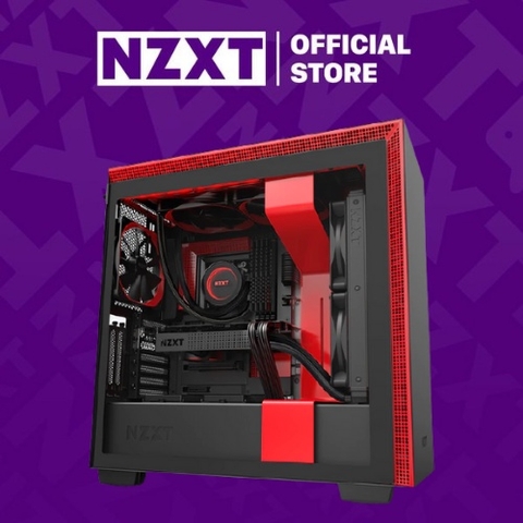Vỏ Case Máy Tính NZXT H710i (Đen Đỏ/Đen Sần/Trắng Sần)