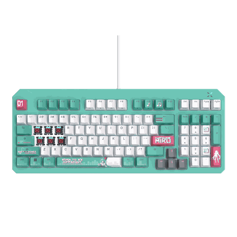 Bàn phím Gaming ASUS TUF Gaming K3 Gen II - Hatsune Miku Edition