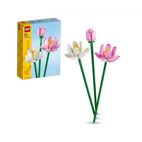 Bộ Mô Hình LEGO BOTANICALS Chính Hãng Hoa Sen #40647