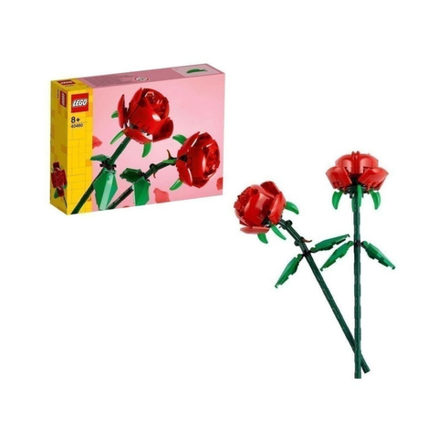 Bộ Mô Hình LEGO BOTANICALS Chính Hãng Hoa Hồng #40460