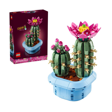 Bộ Mô Hình LEGO BOTANICALS Chính Hãng Xương Rồng Nở Hoa #11509