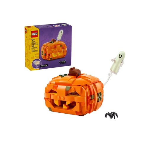 Bộ Mô Hình LEGO Halloween Pumpkin Lantern Phát Sáng #40872