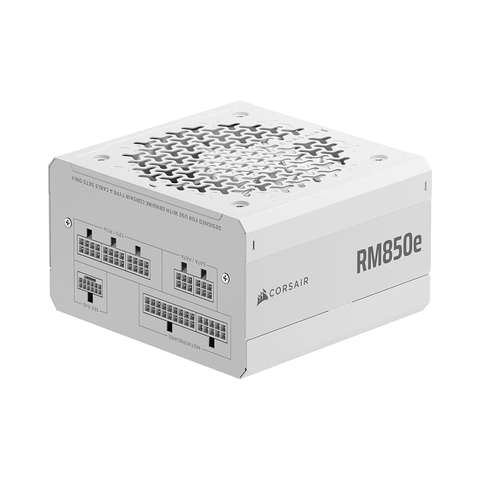 Nguồn máy tính Corsair RM850e White ATX 3.1 Cybenetics Gold - Full Modul