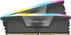 Bộ nhớ trong Corsair DDR5,6000MHz 32GB 2x32GB DIMM, VENGEANCE RGB Heatspreader, RGB LED