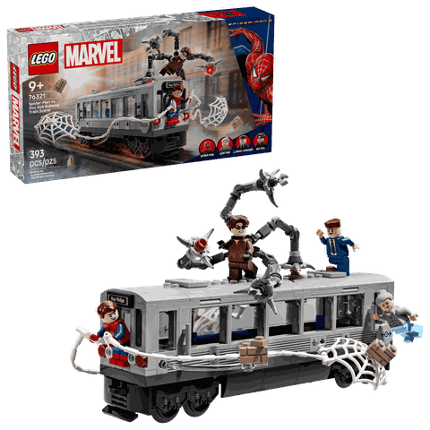 Đồ Chơi Lắp Ráp Spider-Man Đấu Với Doc Ock Tại Tàu Điện Ngầm LEGO SUPERHEROES (76321)