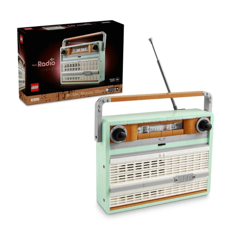 Đồ Chơi Lắp Ráp Đài Radio Cổ Điển LEGO ICONS (10334)