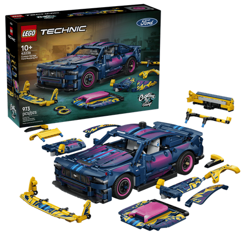 Bộ Mô Hình LEGO Technic Siêu Xe Độ Custom Garage Ford Mustang GT #42236