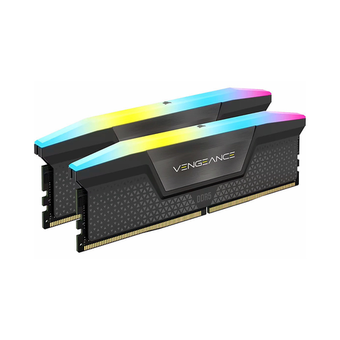 Ram Corsair VENGEANCE RGB 32GB (2x16GB) DDR5 bus 6000MHz Black (AMD EXPO+Intel XMP)