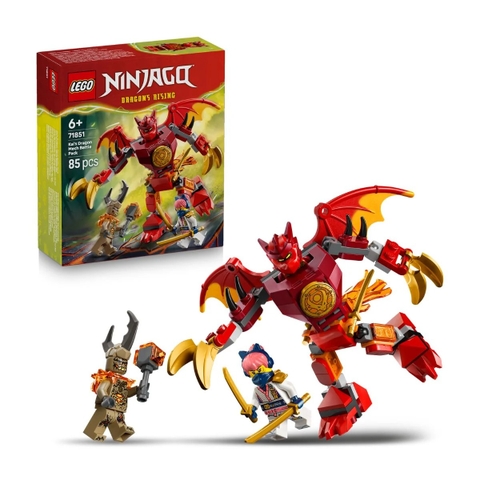 Bộ Mô Hình Bộ Chiến Đấu Chiến Giáp Rồng Của Kai LEGO NINJAGO #71851