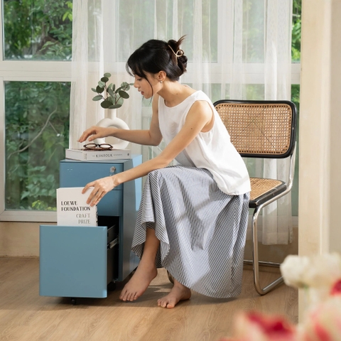 Tủ tài liệu thép di động HyperWork Ivy Slim