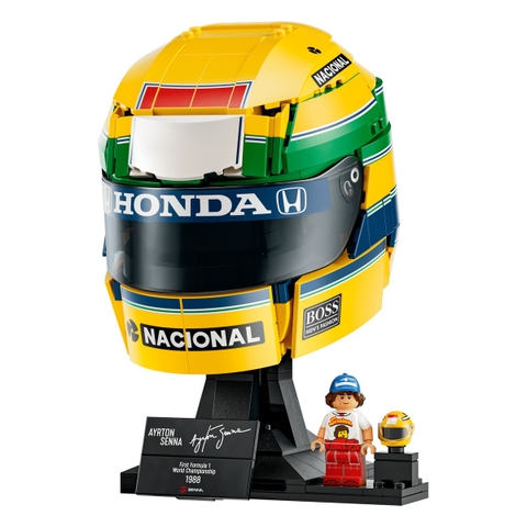 Mô Hình Lắp Ráp LEGO Mũ Bảo Hiểm Ayrton Senna F1 #43024
