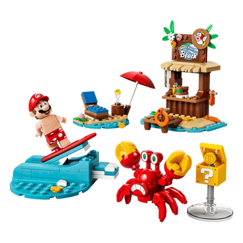 Bộ Mô Hình LEGO Super Mario Kỳ Nghỉ Bãi Biển Của Mario #72055