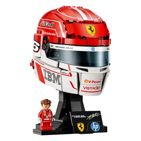 Mô Hình Lắp Ráp Mũ Bảo Hiểm Ferrari HP Charles Leclerc LEGO #43014