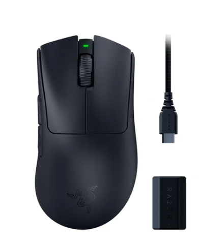 Chuột không dây Razer DeathAdder V3 Pro Black - Smooth Touch – 8000 Hz