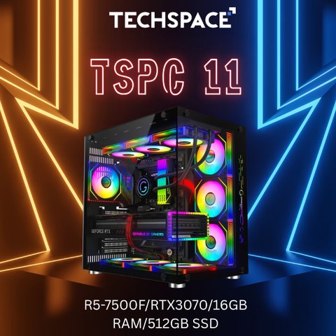 Gaming PC TSPC 12 (R5-7500F/RTX3070 8GB/16GB RAM DDR5/512GB SSD)