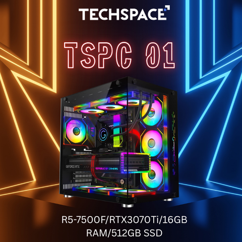 Gaming PC TSPC 01 (R5-7500F/RTX3070Ti 8GB/16GB RAM/512GB SSD)