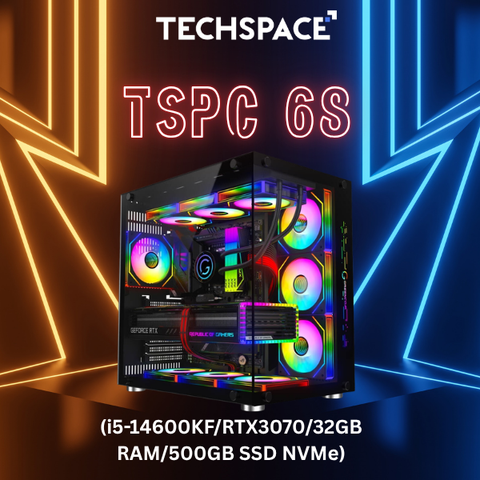 Gaming PC TSPC 68 (i5-14600KF/RTX3060/32GB RAM/500GB SSD NVMe)
