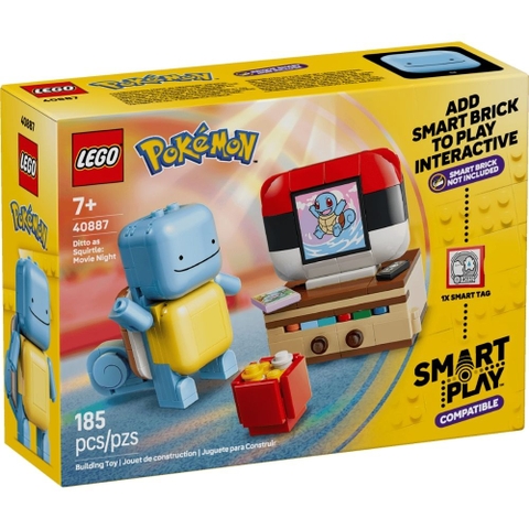 Bộ Mô Hình LEGO Ditto Squirtle Movie Night #40887
