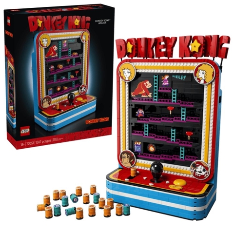 Bộ Mô Hình Máy Chơi Game Donkey Kong Arcade LEGO Super Mario #72051