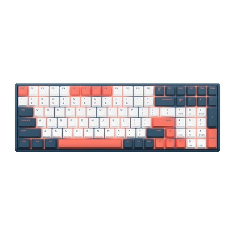 Bàn phím cơ không dây IQUNIX F96 – Coral Sea