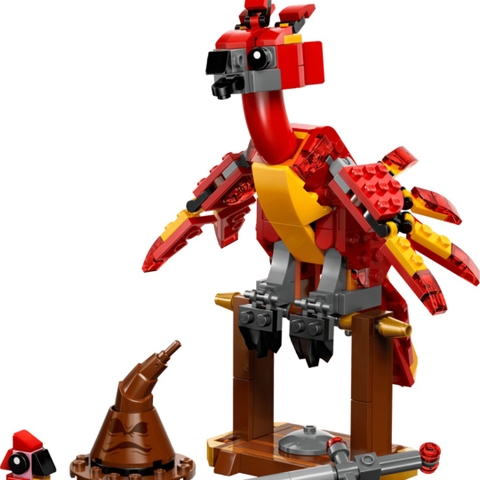 Bộ Mô Hình Lắp Ráp LEGO Harry Potter Phượng Hoàng Fawkes #76448